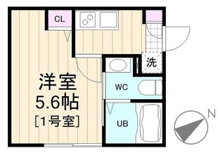 Alba立川の物件間取画像